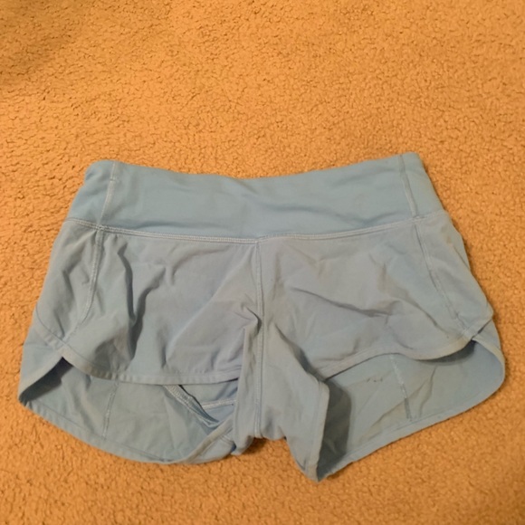 lululemon athletica Pants - light blue lulu shorts